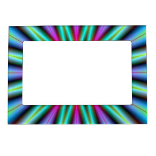 Magnetic Frame Star in Turquoise Blue and Pink