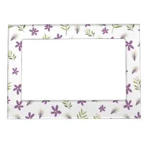 Magnetic frame Violets and wild flowers