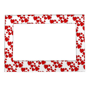 Magnetic Frame With Hearts