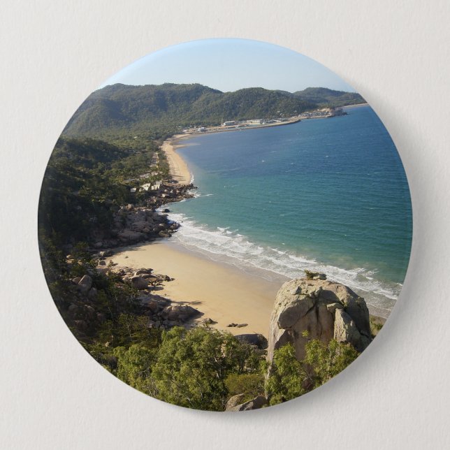 Magnetic Island - Australia Round Badge Button (Front)