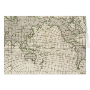 Magnetic Map of the World Cards