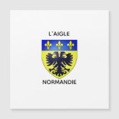 Magnetic Maps - Coat of Arms of L'Aigle - Normandy (Front)