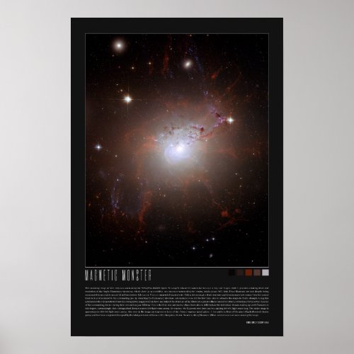 Magnetic monster NGC 1275 Poster