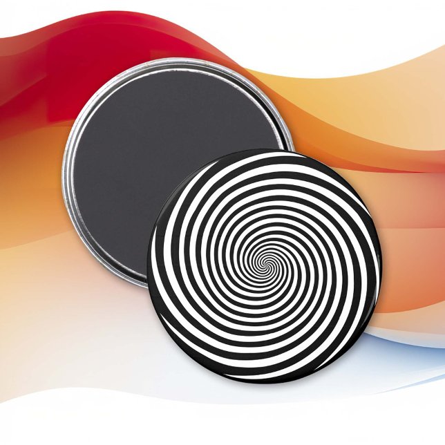 Magnetic Mystery Hypnosis Spiral Magnet (This magnet is the perfect eye-catching accessory and conversation starter!. )