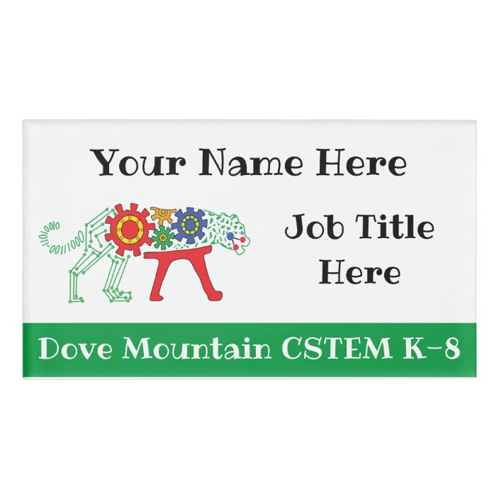 Magnetic Name Tag | Zazzle.com