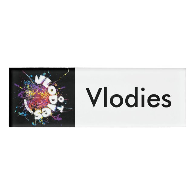 Magnetic Nametag Name Tag (Front)