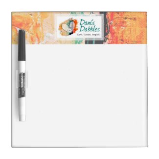 Magnetic Notepad, Small Square Dry Erase Board