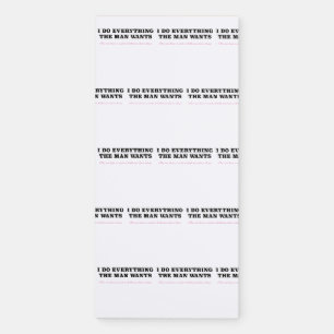 Magnetic Notepad to remind us.