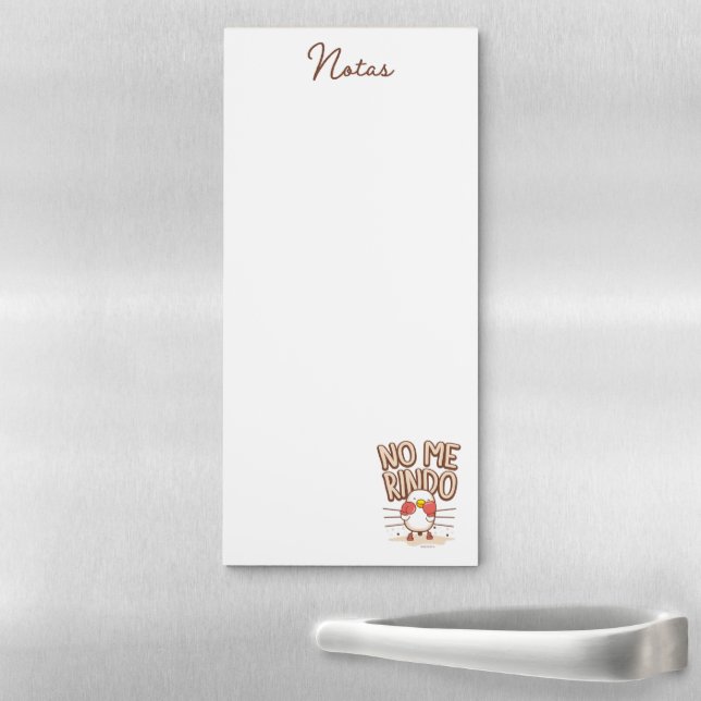 Magnetic Notepad: "Wearless" Notepad (In Situ)