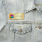 Magnetic Or Safety Pin Employee Photo Or Logo Here