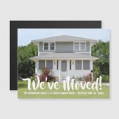 Magnetic Photo Change of Address Announcement Card (Front/Back)