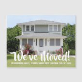 Magnetic Photo Change of Address Announcement Card (Front)