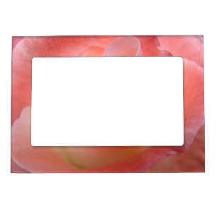 Magnetic Photo Frames Pink Rose Flower Frame