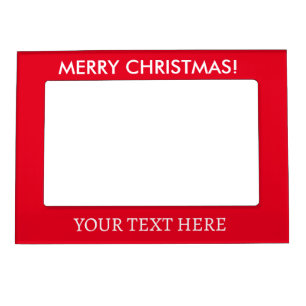 Magnetic picture frame for Christmas photos
