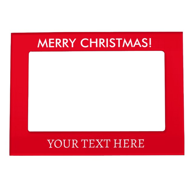 Magnetic picture frame for Christmas photos (Front)