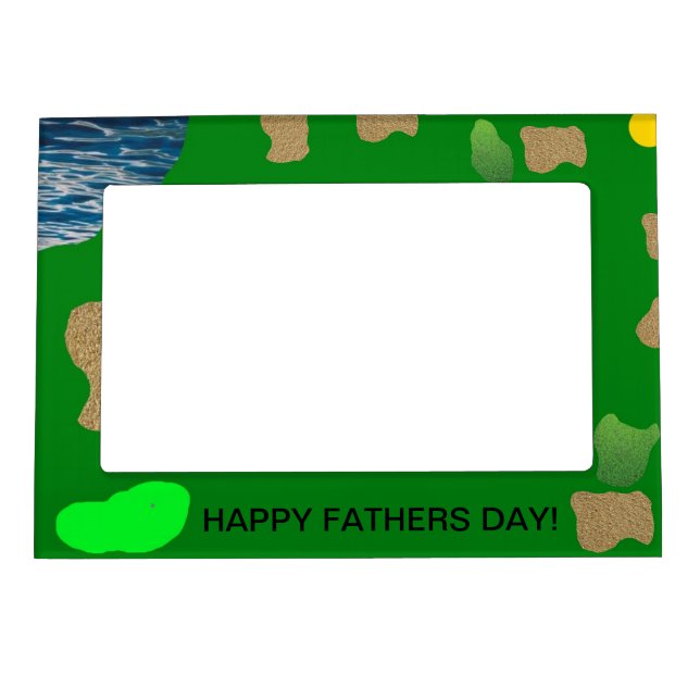magnetic picture frame golf scene (Front)