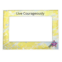 Magnetic Picture Frame - Live Courageously