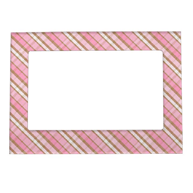 Magnetic Picture Frame/Plaid Magnetic Frame (Front)