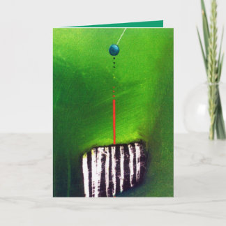 magnetic repulsion holiday card