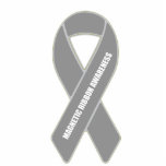 Magnetic Ribbon Awareness Statuette<br><div class="desc">Are you aware of magnetic ribbons?  Have you or a loved on been affected by magnetic ribbons?  Let the world know about magnetic ribbons!  They're out there and people need to know,  gosh darn it!  Slap one of these magnets onto your car and spread awareness.</div>