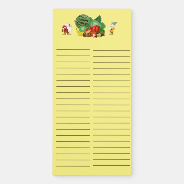 Magnetic shopping list(Funny) Notepad (Front)