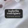 Magnetic Small Business Employee Job Title Name Tag