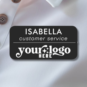 Magnetic Small Business Employee Job Title Name Tag