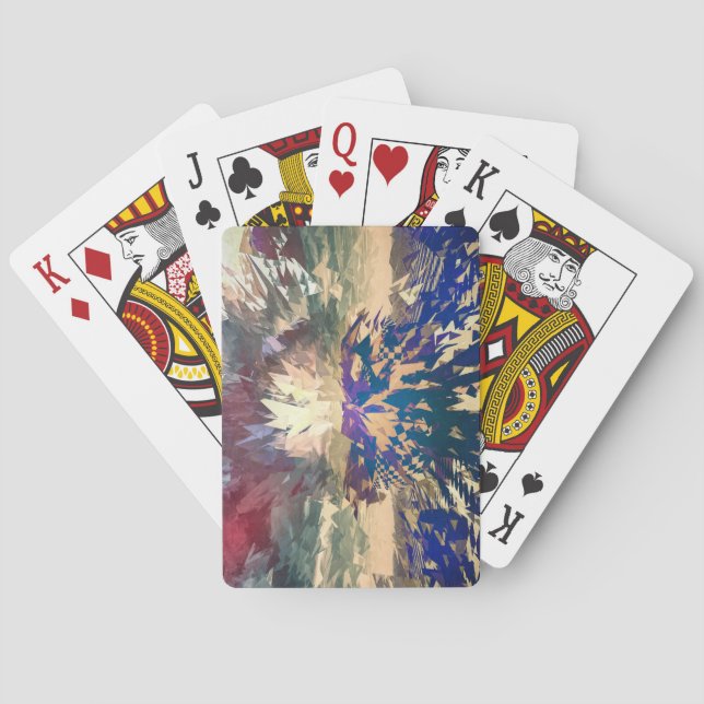 Magnetic Storm Poker Cards (Back)