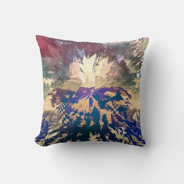 Magnetic Storm Throw Pillow (Front)
