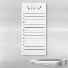 Magnetic To-Do List For Your Fridge