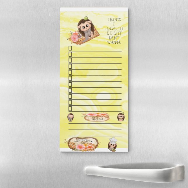 Magnetic To Do List Magnetic Notepad (In Situ)