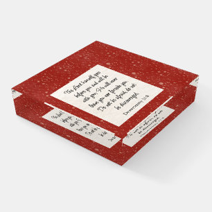 Magnetic Wooden Gift Box Paperweight