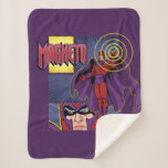 Magneto Character Panel Graphic Sherpa Blanket