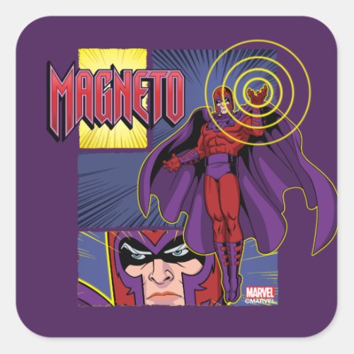 Magneto Character Panel Graphic Square Sticker