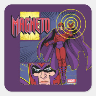Magneto Character Panel Graphic Square Sticker