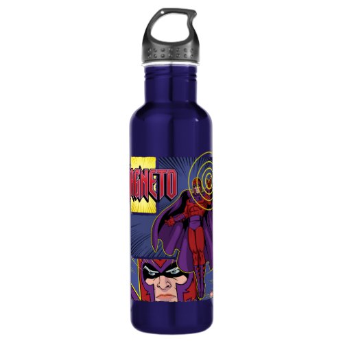 Magneto Character Panel Graphic Stainless Steel Water Bottle