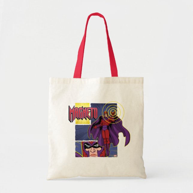 Magneto Character Panel Graphic Tote Bag (Front)