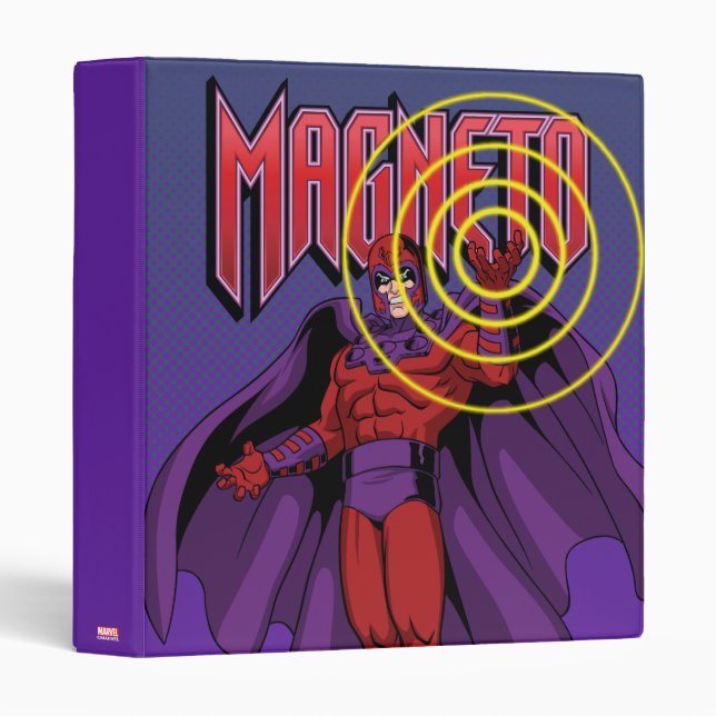 Magneto Character Pose 3 Ring Binder (Front/Spine)