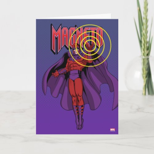 Magneto Character Pose Card