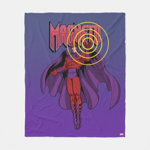 Magneto Character Pose Fleece Blanket