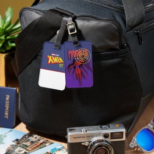 Magneto Character Pose Luggage Tag