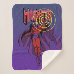 Magneto Character Pose Sherpa Blanket