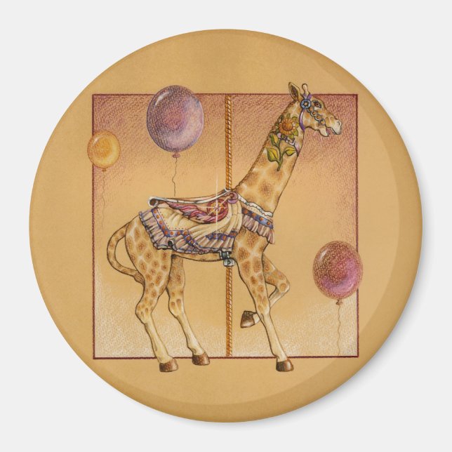 Magnets - Carousel Giraffe (Front)