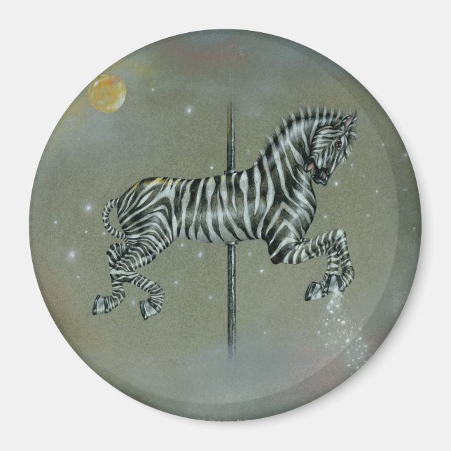 Magnets - Carousel Zebra (Front)