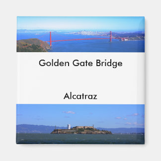 Magnets - Golden Gate Bridge and Alcatraz