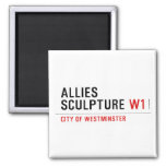 allies sculpture  Magnets (more shapes)