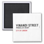 VINANDI STREET  Magnets (more shapes)