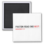 PAXTON ROAD END  Magnets (more shapes)