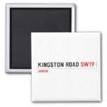 KINGSTON ROAD  Magnets (more shapes)