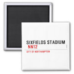 Sixfields Stadium   Magnets (more shapes)
